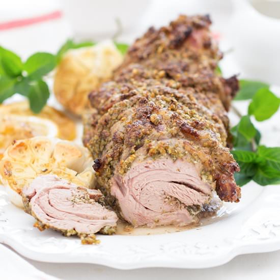 Elderflower Cordial Roast Lamb