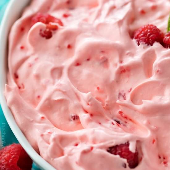 Raspberry Fluff Jello Salad