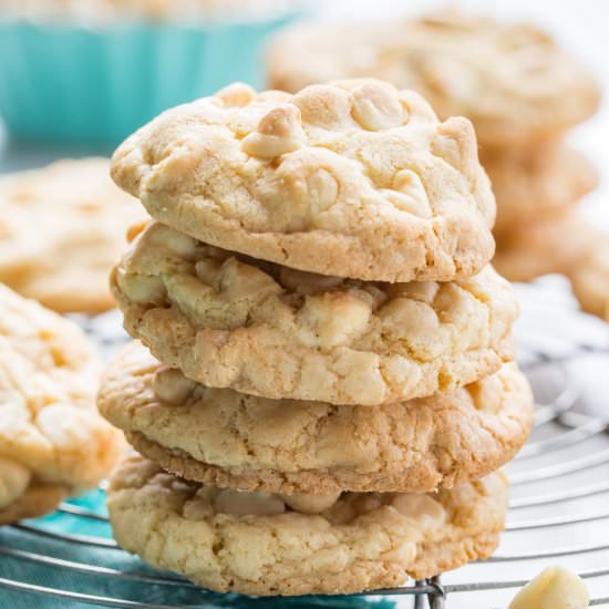 White Chocolate Macadamia Cookies