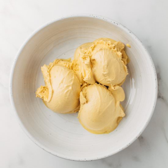 Easy Vegan Papaya Ice Cream