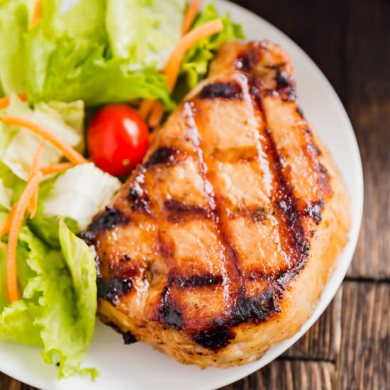 Brown Sugar Bourbon Pork Chop