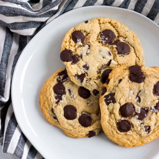The Best GF Chocolate Chip Cookies