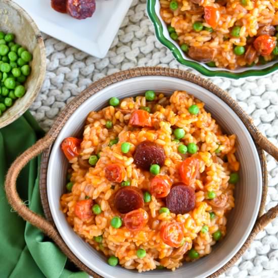 Chorizo & Tomato Risotto