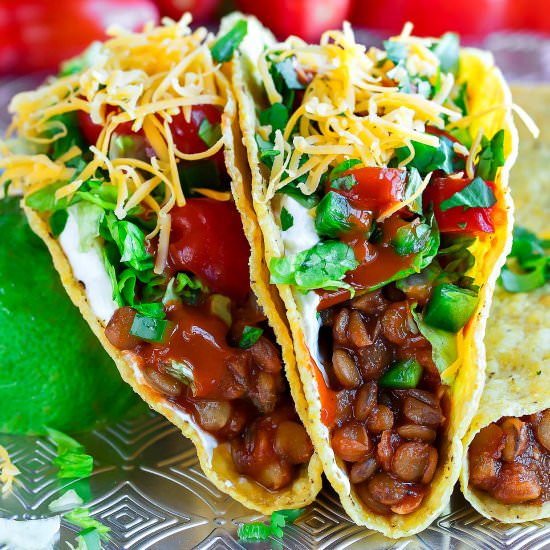 Chipotle Lentil Tacos