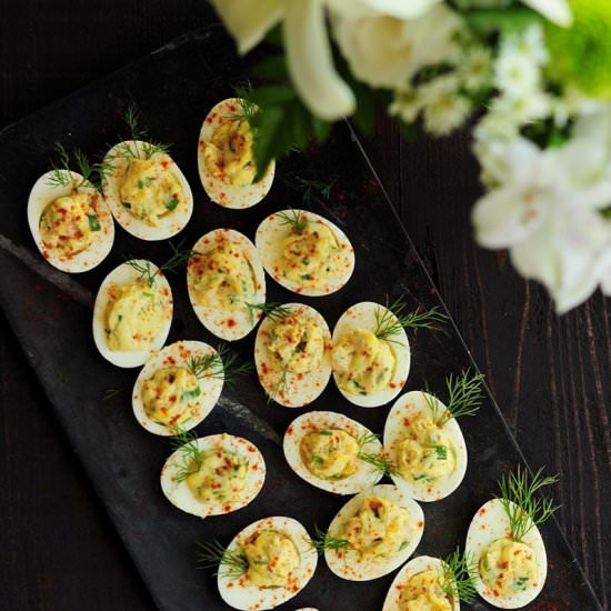 Tuna Deviled Eggs