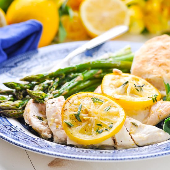 Dump-and-Bake Lemon Chicken