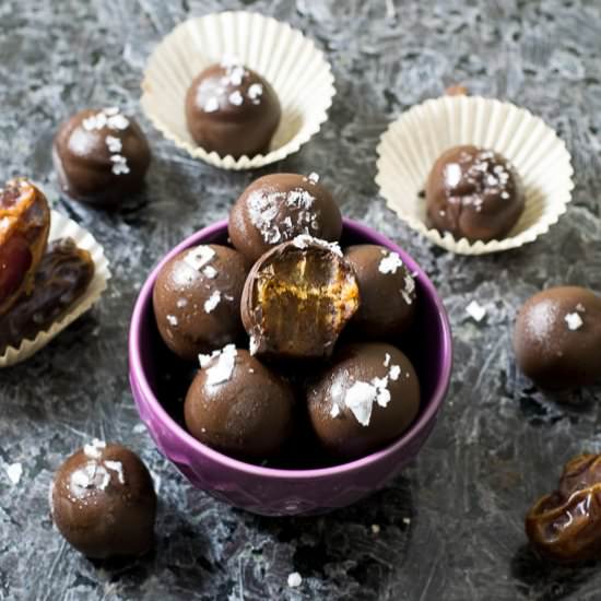 Healthier Sea Salt Caramels