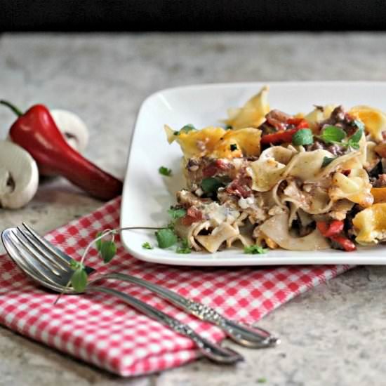 Gourmet Beef Noodle Casserole