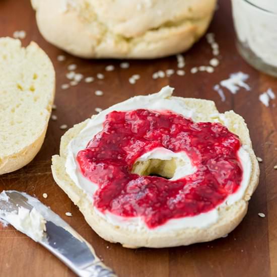 Kefir Sesame Egg Bagels