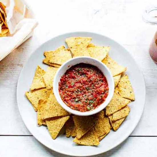 Homemade salsa