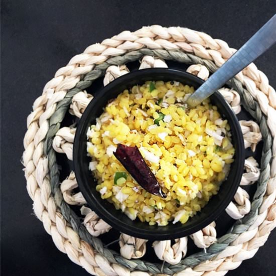 Yellow Mung Dal Sundal