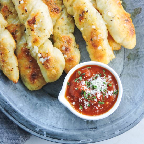 Garlic Herb & Cheese Bread Sticks