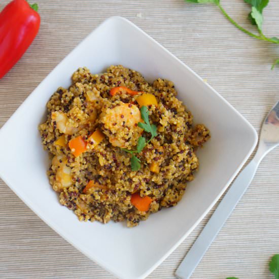 Shrimps Quinoa