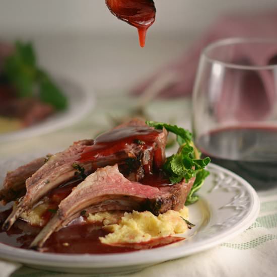 Strawberry Lamb & Parsnips