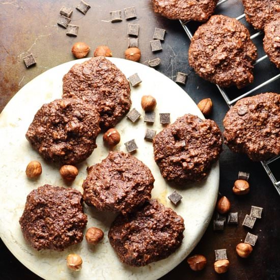 Flourless Chocolate Hazelnut Cookie