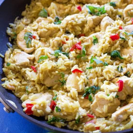 One-Pan Coconut Chicken Curry