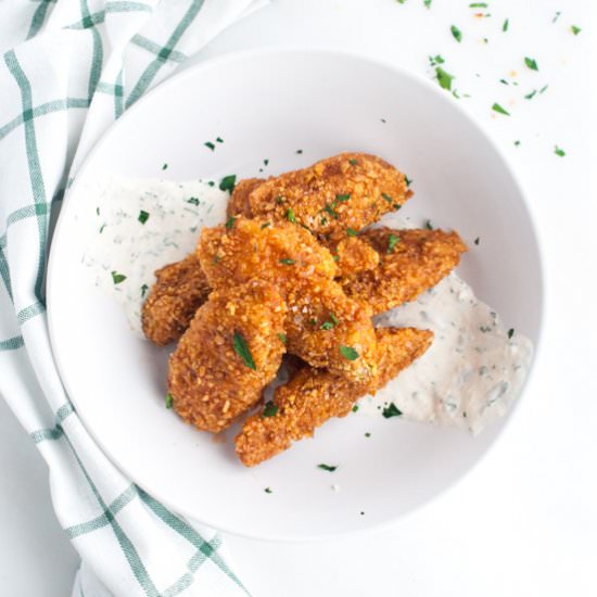Chickpea-Crusted Chicken Tenders