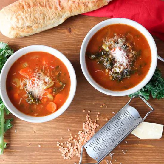 Lentil and Kale Soup