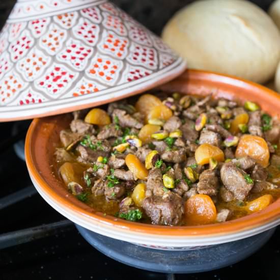 Lamb Tagine with Apricots