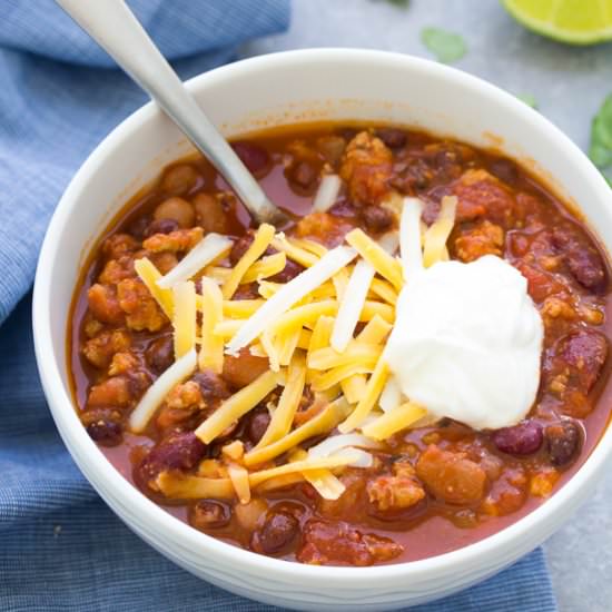 Healthy Turkey Chili