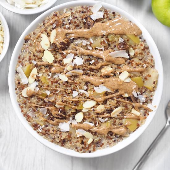 Apple Pie Quinoa Porridge