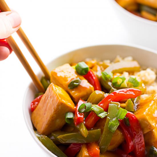 Easy Kung Pao Tofu