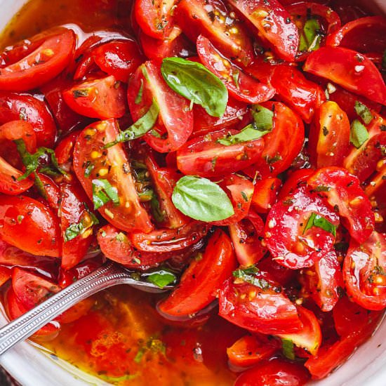 Marinated Cherry Tomato Salad
