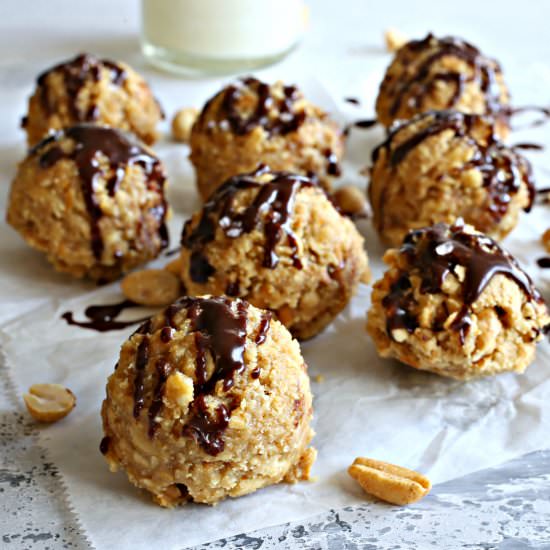 Crunchy Peanut Butter Pretzel Balls