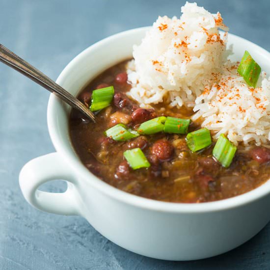 Pressure Cooker Red Beans & Rice