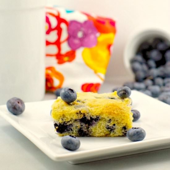 Healthy Blueberry Cornbread