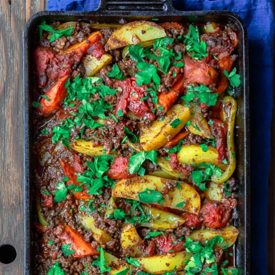 Potato Casserole, Egyptian Style
