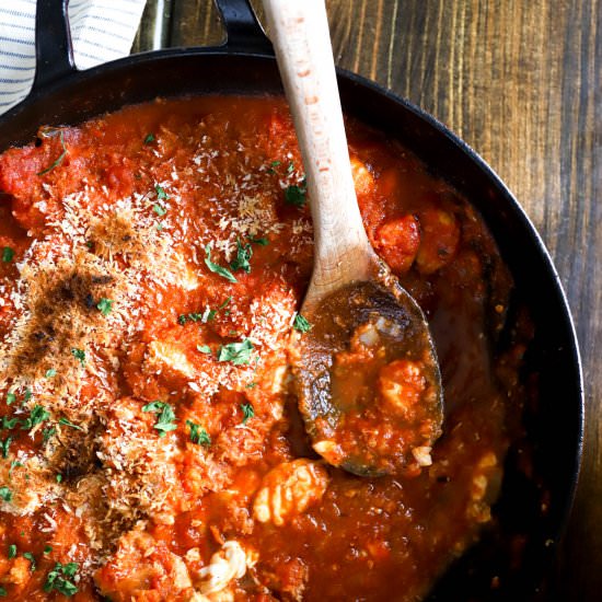 Quick Skillet Chicken Parm
