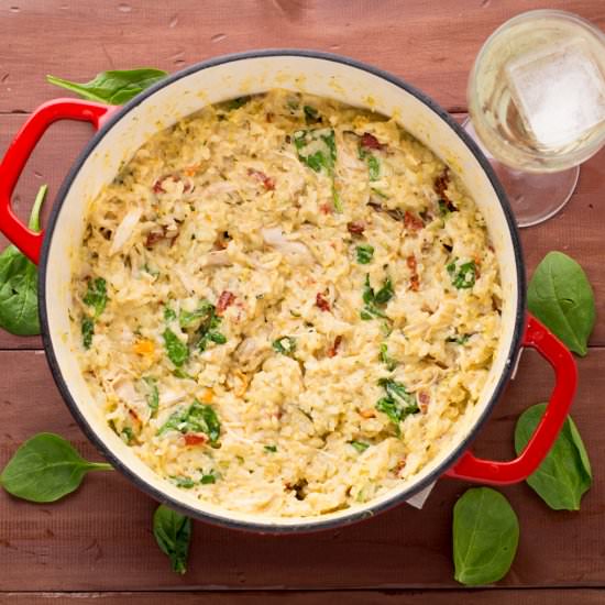 Chicken & Sun-Dried Tomato Risotto