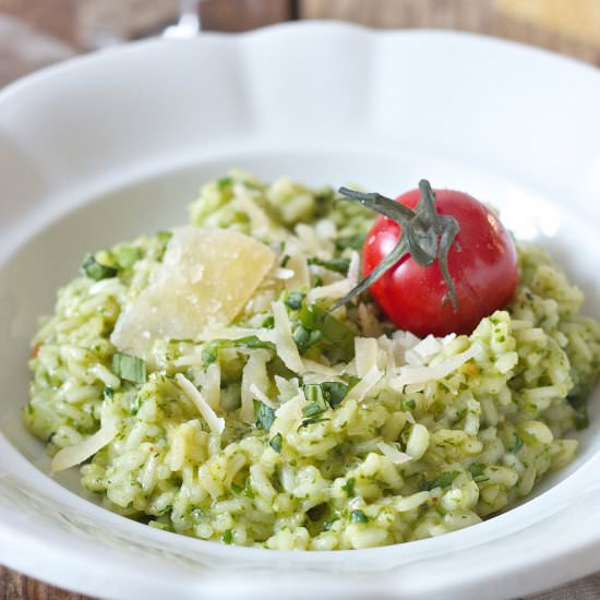 Wild Garlic Risotto