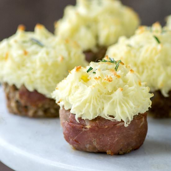 Blue Cheese Meatload Cupcakes