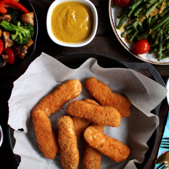 Chicken Strips with Roasted Veggies