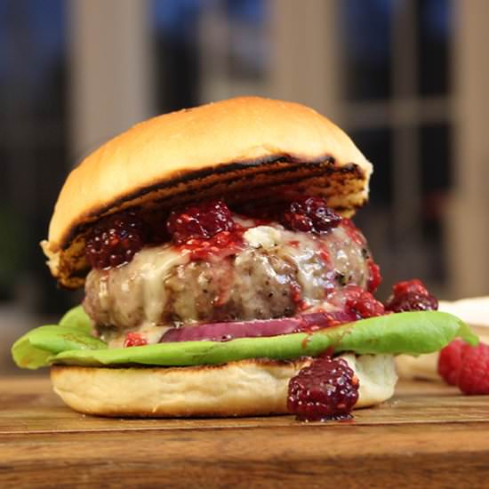 Brie & Berry Burger