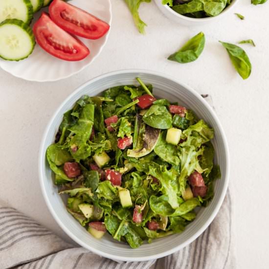 Spring Cleanse Avocado Mache Salad