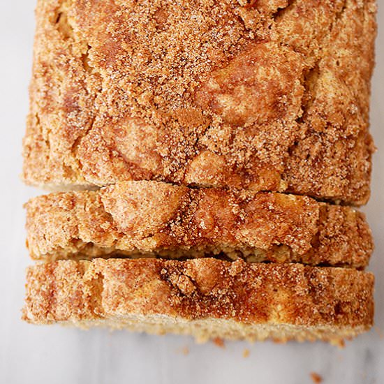 Whole wheat cinnamon sugar bread