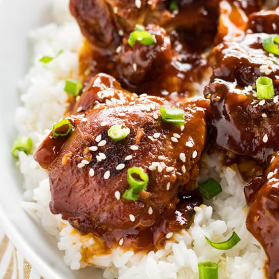 Honey Sesame Instant Pot Chicken