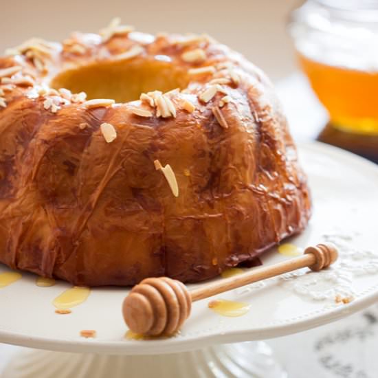 Sweet Ricotta Filo Cake