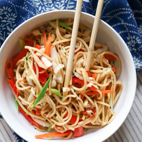 Ramen Noodle Salad {vegan}
