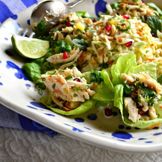 Asian Chicken Salad with Pineapple