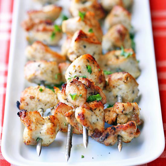oven baked chicken kabobs