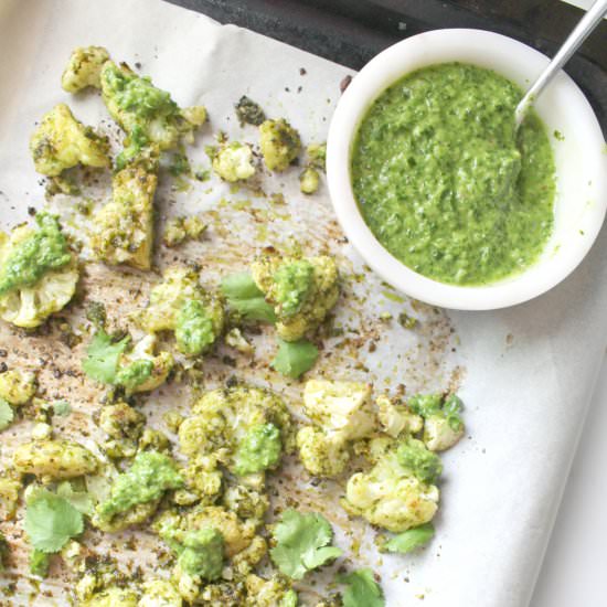 Crispy Chimichurri Cauliflower