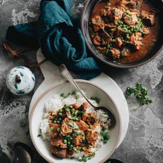 Pressure Cooker Curry Beef Stew