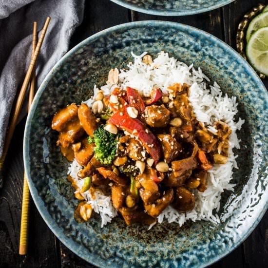 Saucy Peanut Chicken