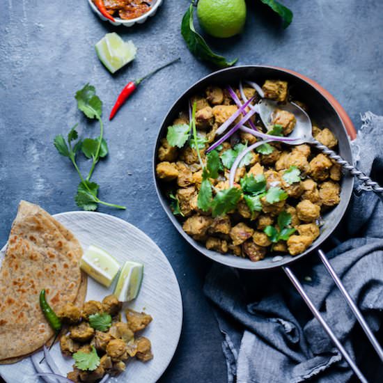 Soya Chunks Curry