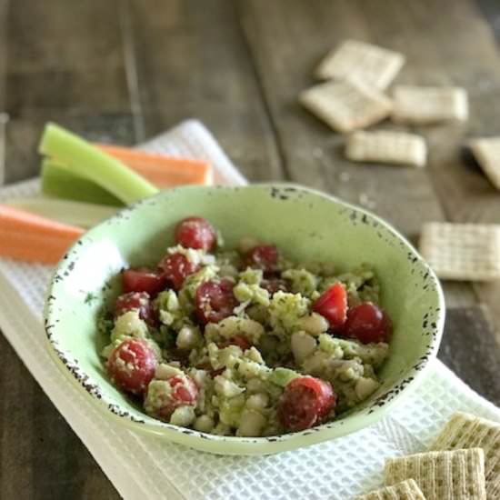 Chunky White Bean Avocado Dip