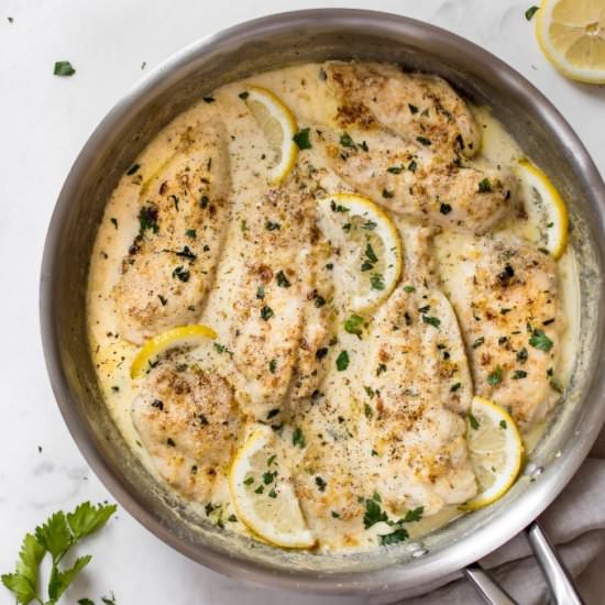 Easy Creamy Lemon Chicken